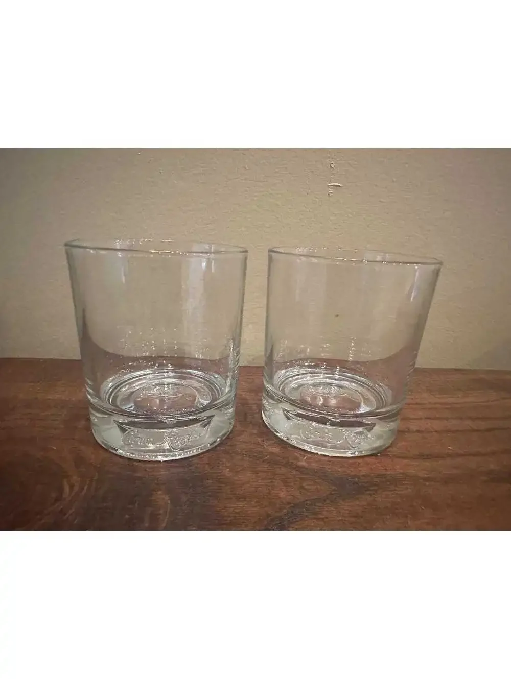 Crown Royal 75th Anniversary Commemorative Whiskey Rocks Glasses Set of 2